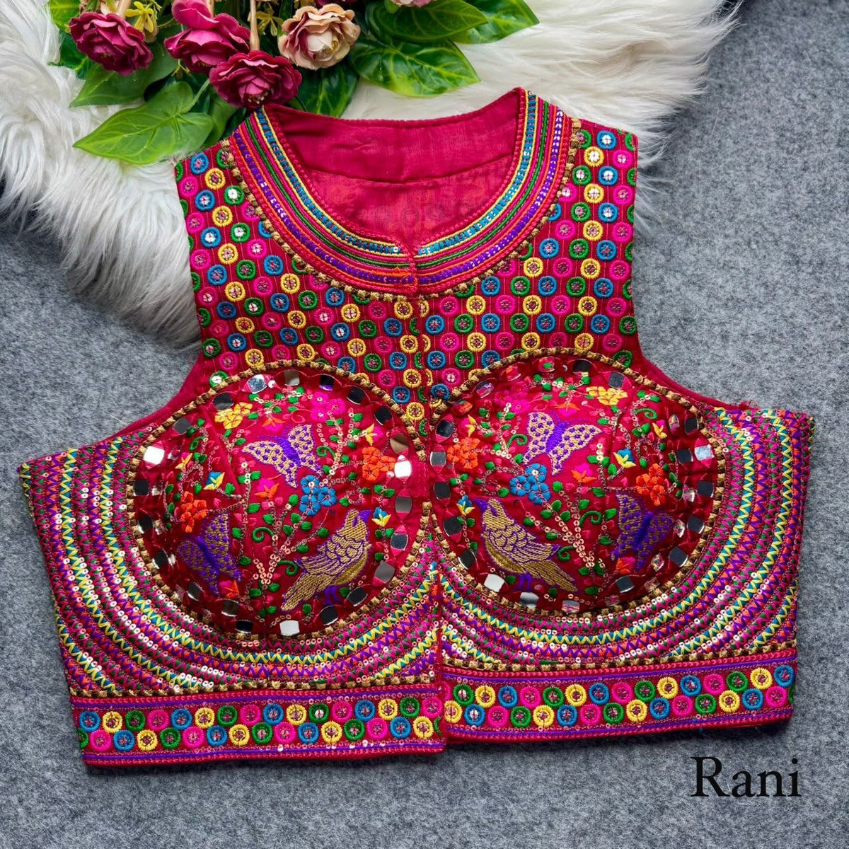 Celebrate Traditon In Every Stitch With Our Exquisite Hand Embroidered Heritage Blouse
