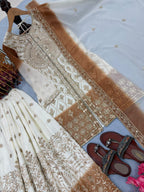 Intricately Embroidered Sharara Suit Set With Border Dupatta - Surat Wholesale Ethnic Wear (Photo 7)