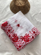 Contemporary Statement Floral Embroidered Saree for Sophisticated Occasions - Surat Wholesale Ethnic Wear (Photo 7)