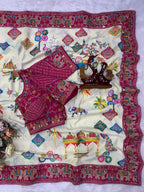 Royal Heritage Artisanal Motif Saree with Intricate Borders