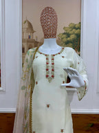 Regal Tradition Embroidered Sharara Set