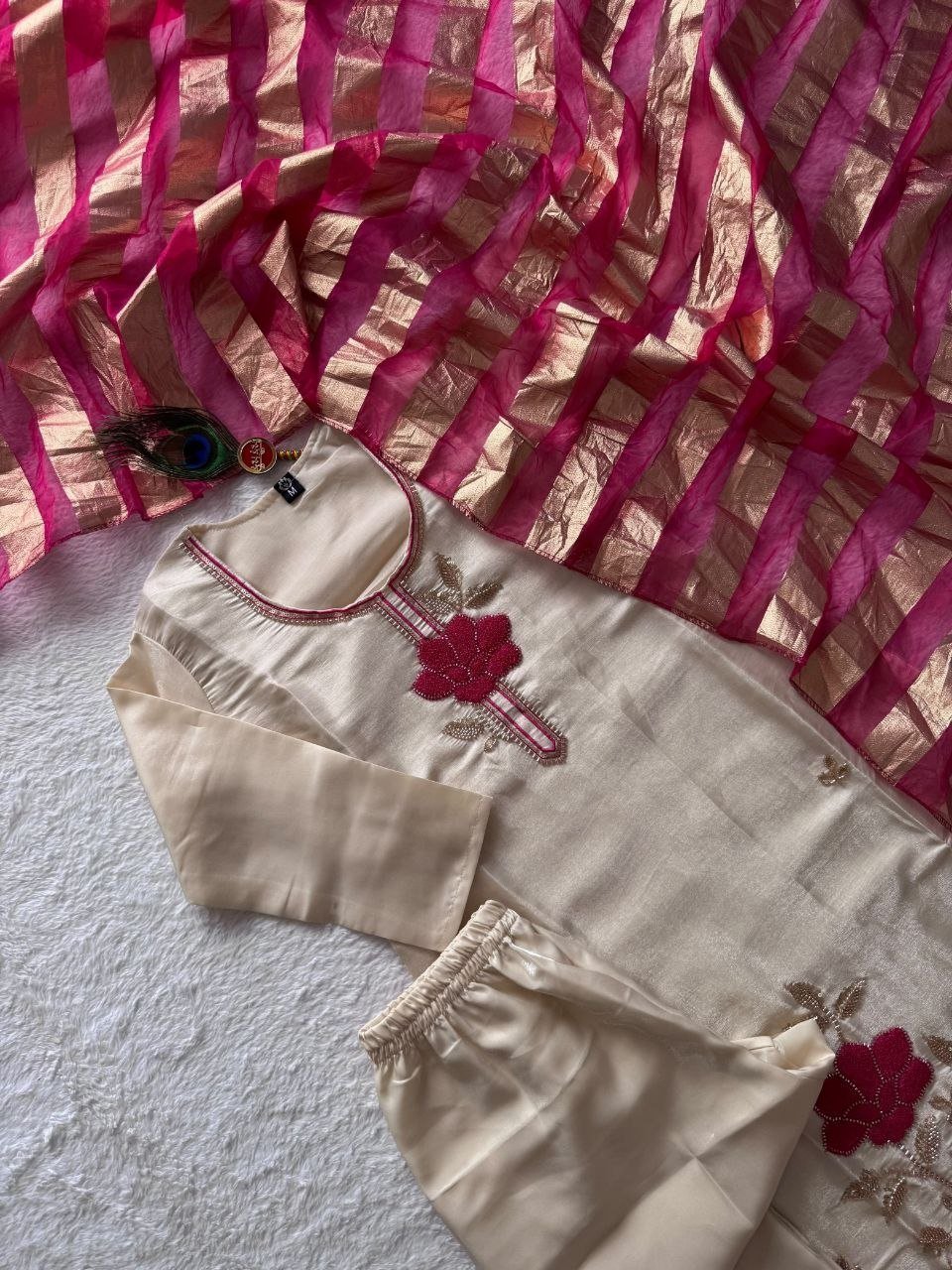 Blooming Garden Floral Romance Ethnic Suit Set