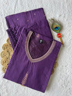 Royal Heritage Embroidered Kurta Set with Artistic Motifs and Graceful Dupatta