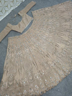Intricate Chikankari Sequined Net Lehenga Set with Embellished Belt - Surat Wholesale Ethnic Wear (Photo 8)