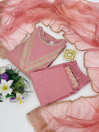 Regal Tradition Embroidered Ethnic Suit Set with Delicate Artisanal Detailing - Surat Wholesale Ethnic Wear (Photo 8)