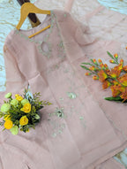Pastel Perfection Floral Embroidered Festive Suit Ensemble