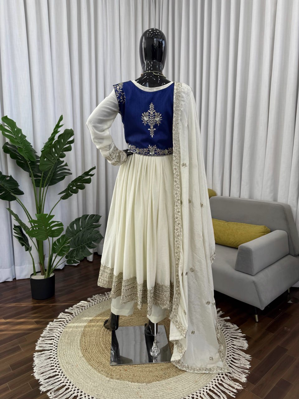 Enchanting Couple's Ethnic Wear Set for Grand Celebrations