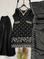 Regal Embroidered Palazzo Suit for Grand Festive Celebrations