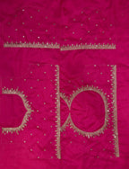 Royal Heritage Intricately Embellished Silk Saree with Ornate Zari Sequin Border and Designer Blouse Piece - Surat Wholesale Ethnic Wear (Photo 9)