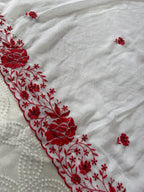Contemporary Statement Floral Embroidered Saree for Sophisticated Occasions - Surat Wholesale Ethnic Wear (Photo 9)