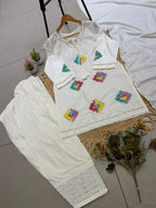 Embroidered Straight Kurta With Salwar And Dupatta - Surat Wholesale Ethnic Wear (Photo 9)