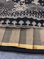 Heavily Embellished Sequined Crop Top Lehenga Choli Set