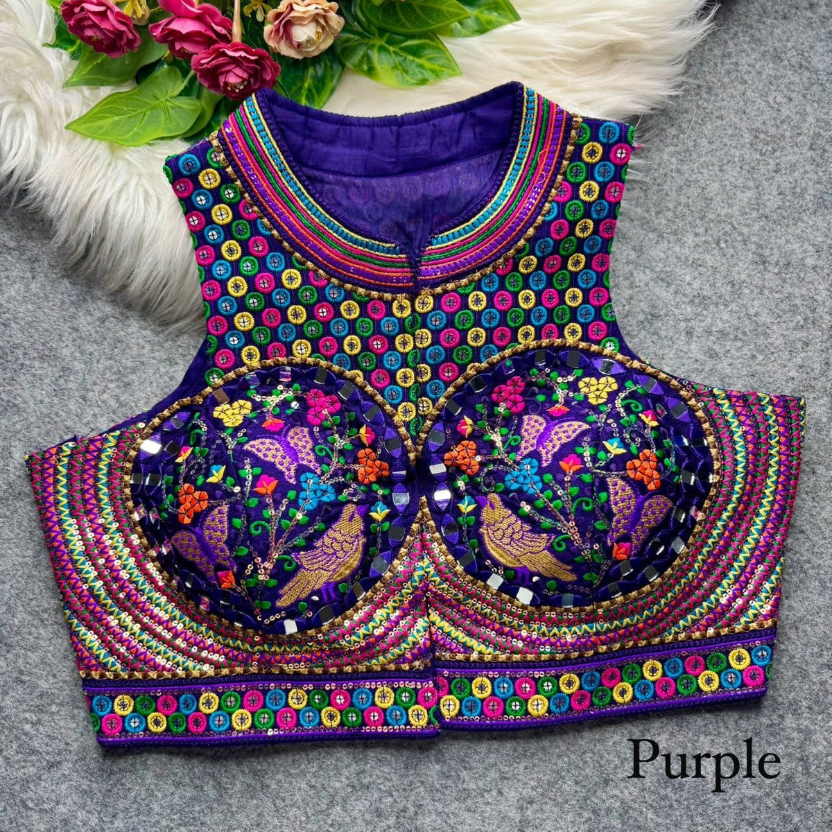 Celebrate Traditon In Every Stitch With Our Exquisite Hand Embroidered Heritage Blouse