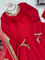 Regal Embroidered Anarkali Ensemble for Grand Festive Celebrations