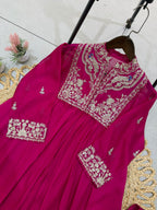Royal Heritage Embroidered Anarkali Ensemble With Intricate Craftsmanship