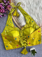 Artisanal Handcrafted Shell Embroidered Ethnic Blouse