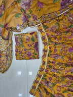 Floral Print Georgette Lehenga Set with Mirror Work Dupatta - Surat Wholesale Ethnic Wear (Photo 9)