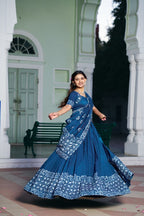 Dance Through Every Celebration in Timeless Crimson Bandhani Lehenga