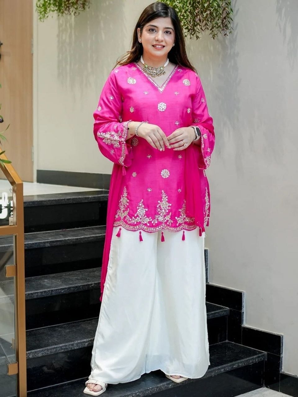 Pure Viscose Silk Salwar Kameez