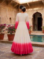 Fashion Factory Star Georgette Embroidered Festival Gown