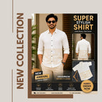 Fashion Factory Men's Dobby Cotton Full Sleeve Kurta