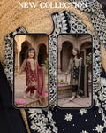 Fashion Factory Kids Premium Faux Georgette Embroidered Suit Set with Dupatta