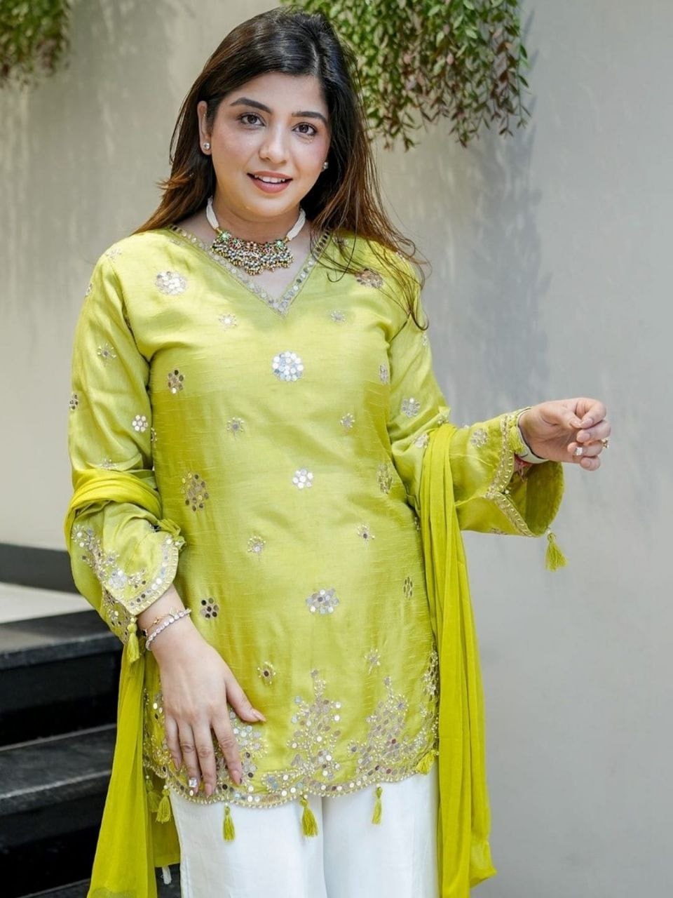 Pure Viscose Silk Salwar Kameez