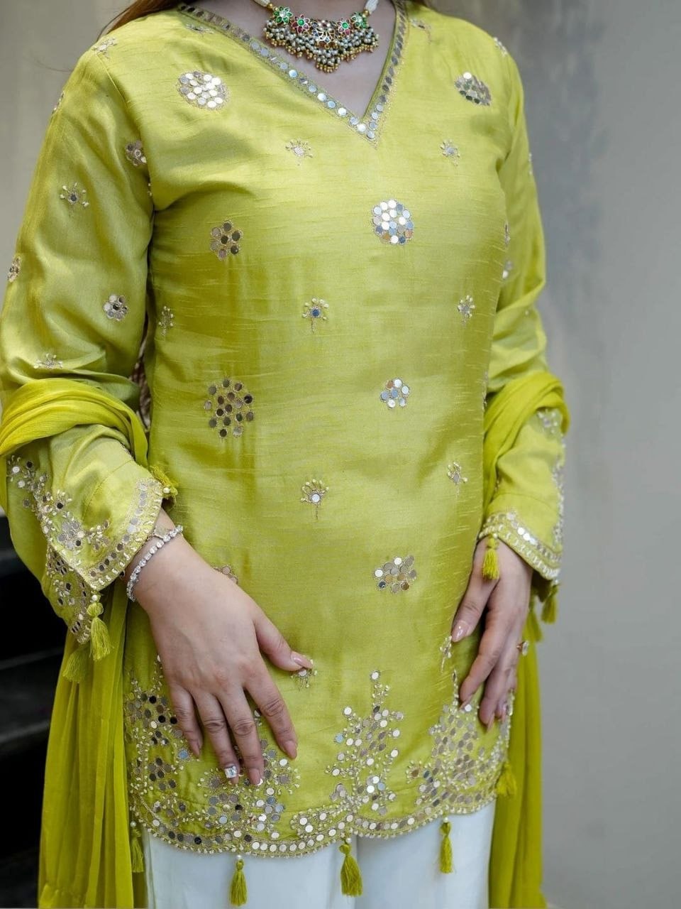 Pure Viscose Silk Salwar Kameez