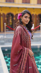 Printed Bandhani Motif Lehenga Choli Set with Sweetheart Neckline