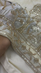 Regal Heritage Scenic Embroidered Palazzo Suit