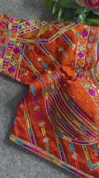 Artisanal Handcrafted Mirrorwork Embroidered Festive Blouse Collection