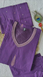 Royal Heritage Embroidered Kurta Set with Artistic Motifs and Graceful Dupatta