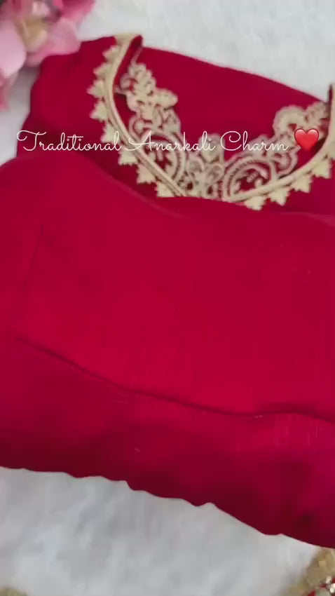 Regal Embroidered Anarkali Ensemble for Grand Festive Celebrations