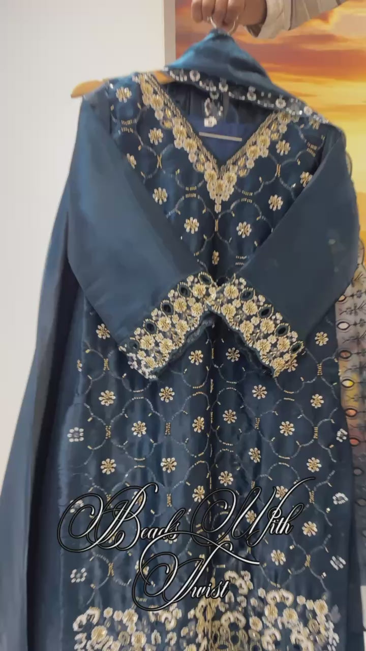 Regal Embroidered Palazzo Suit for Grand Festive Celebrations