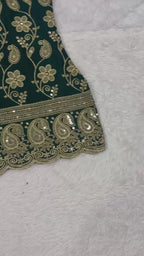 Regal Embroidered Palazzo Ensemble With Flowing Dupatta