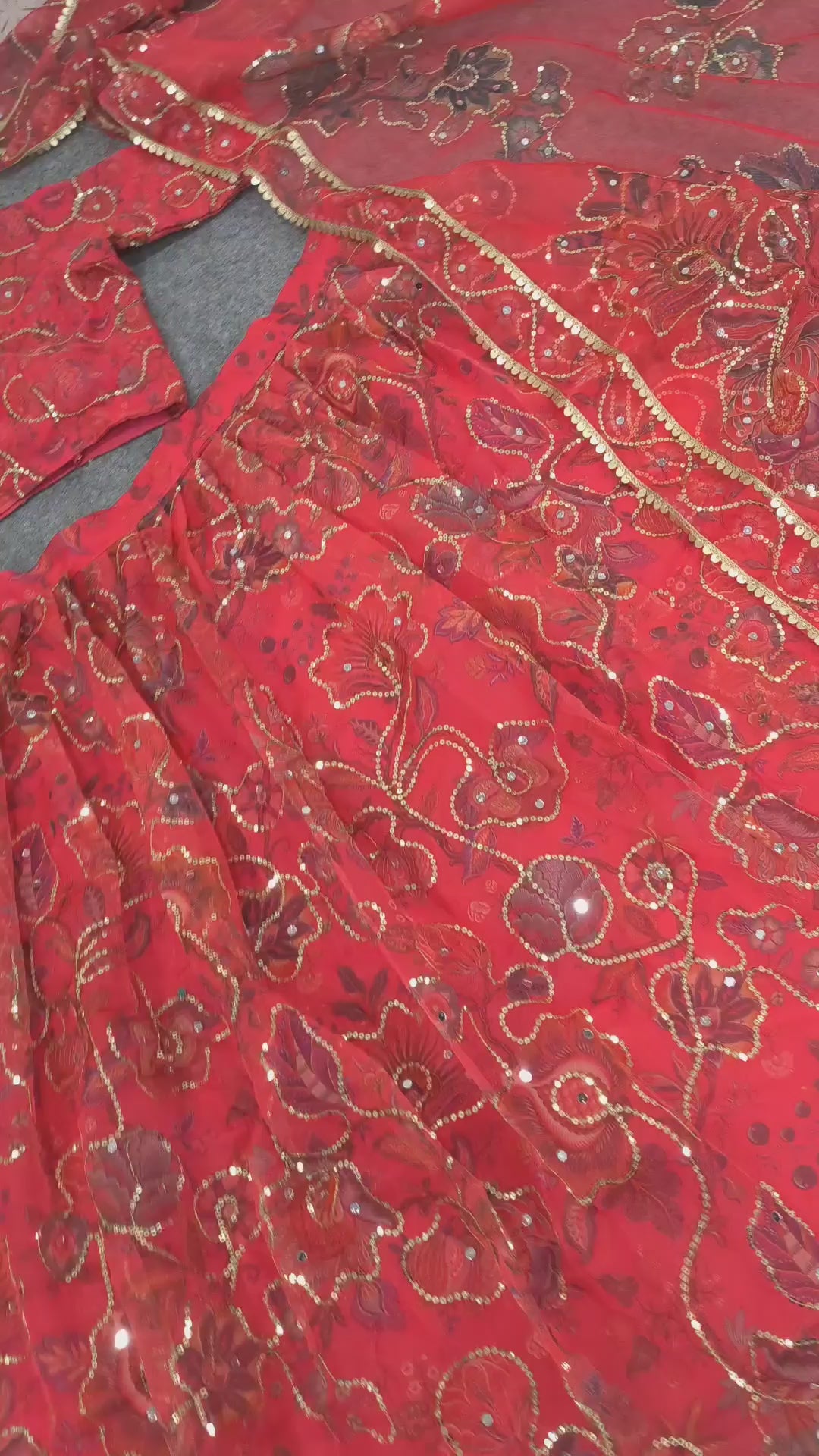 Exquisite Hand Embroidered Zardozi Work Bridal Lehenga Choli Set